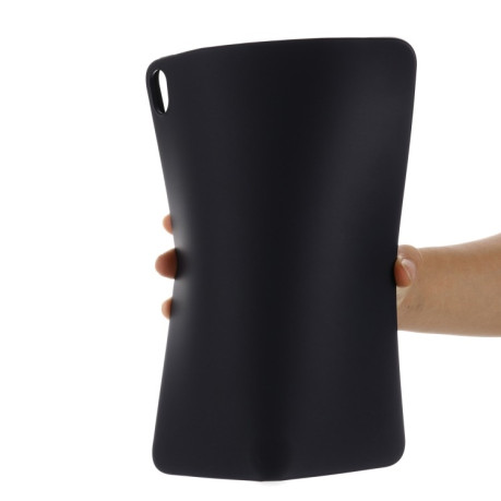 Противоударный чехол Solid Color Liquid Silicone для iPad mini 6 - черный
