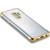 Чехол Three Sections Electroplating Side на Samsung Galaxy S9 Plus -  золотой