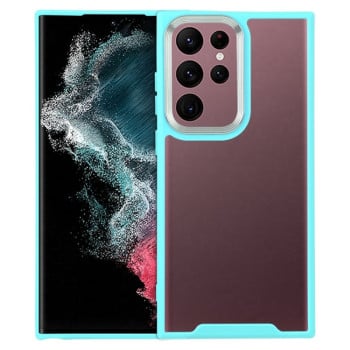 Противоударный чехол Electroplating Hawkeye для Samsung Galaxy S23+ 5G - зеленый