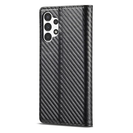 Чохол-книжка LC.IMEEKE Carbon Fiber Samsung Galaxy A13 4G/5G/A04/A04s - чорний