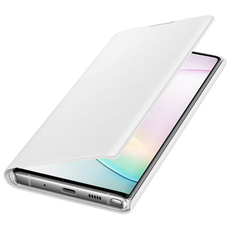 Оригинальный чехол-книжка LED View Cover для Samsung Galaxy Note 10 (N970) EF-NN970PWEGRU - White