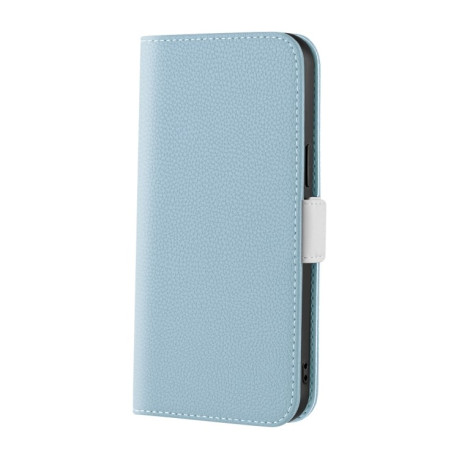 Чохол-книжка Candy Color Litchi для Samsung Galaxy S23 5G - блакитний