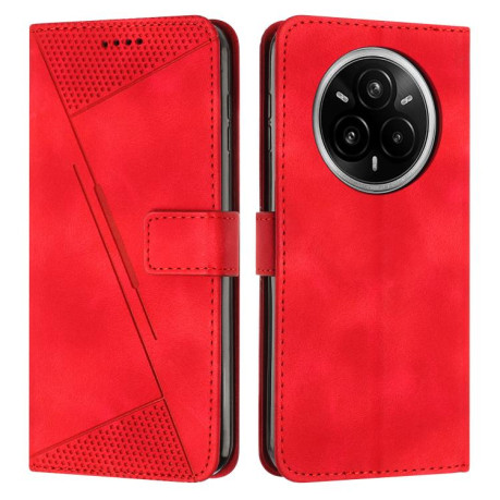 Чохол-книжка Dream Triangle Leather на Realme 14 Pro+ - червоний