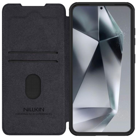Чохол-книжка Nillkin Qin Series для Samsung Galaxy S25+ 5G - чорний