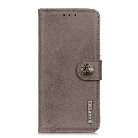 Чехол-книжка KHAZNEH Cowhide Texture на Vivo S12 / V23 5G - хаки
