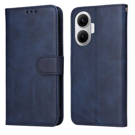 Чехол-книжка Stitching Calf Texture для Xiaomi Poco F7 - синий