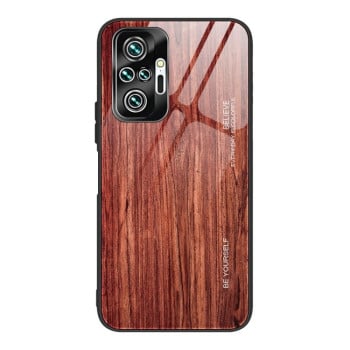 Протиударний чохол Wood Grain Glass на Xiaomi Redmi Note 10 Pro / Note 10 Pro Max - M05