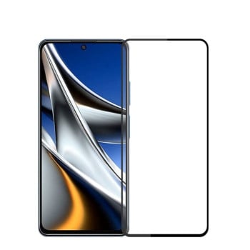 Захисне скло PINWUYO 9H 3D Full Screen на Xiaomi Poco X4 Pro 5G - чорне
