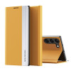 Чехол-книжка Electroplated Ultra-Thin для Samsung Galaxy S24 5G - желтый