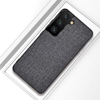 Противоударный чехол Cloth Texture на Samsung Galaxy S21 - серый