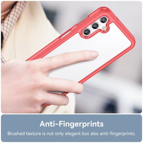 Противоударный чехол Colorful Series Acrylic для Samsung Galaxy A54 5G - красный