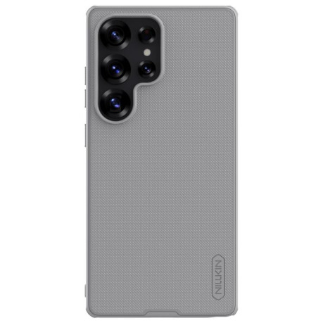 Противоударный чехол NILLKIN Super Frosted для Samsung Galaxy S25 Ultra 5G - серый