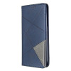 Чехол-книжка Rhombus Texture на Samsung Galaxy A01 - синий