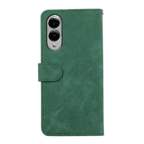 Чохол-книжка ABEEL Color Block Magnetic RFID Leather для Samsung Galaxy S25 Edge 5G - зелений