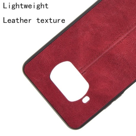Ударозащитный чехол Sewing Cow Pattern на Xiaomi Mi 10T Lite - красный