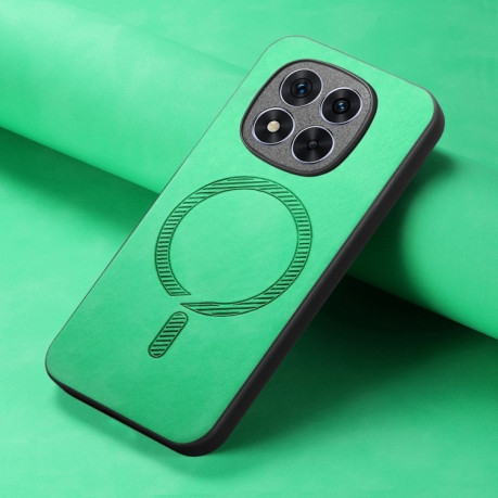 Чохол Solid Color Retro Magsafe для Xiaomi для Xiaomi Redmi Note 14 Pro+ 5G - зелений
