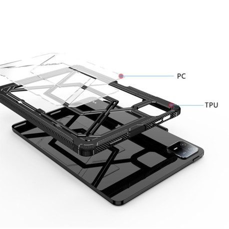 Протиударний чохол Magnetic Clear PC Shockproof для Xiaomi Pad 6/6 Pro - чорний