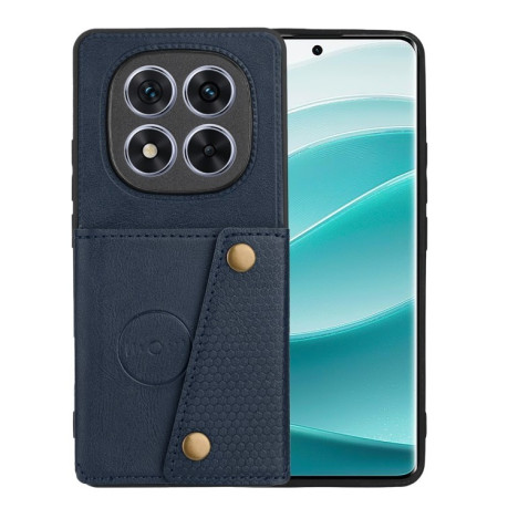 Чохол протиударний Double Buckle для Xiaomi Redmi Note 14 Pro 5G/Poco X7 - синій