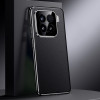 Чехол Genuine Leather для Xiaomi 15 - черный