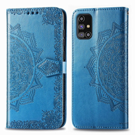 Чехол-книжка Mandala на Samsung Galaxy M31s - синий
