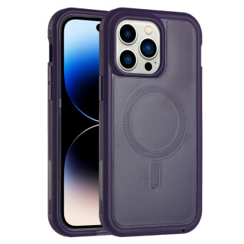 Противоударный чехол Defender Series XT MagSafe Magnetic Shockproof на iPhone 15 Pro Max - фиолетовый