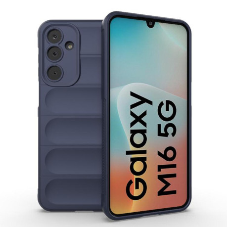 Силіконовий чохол Magic Flannel для Samsung Galaxy M16 5G - синій