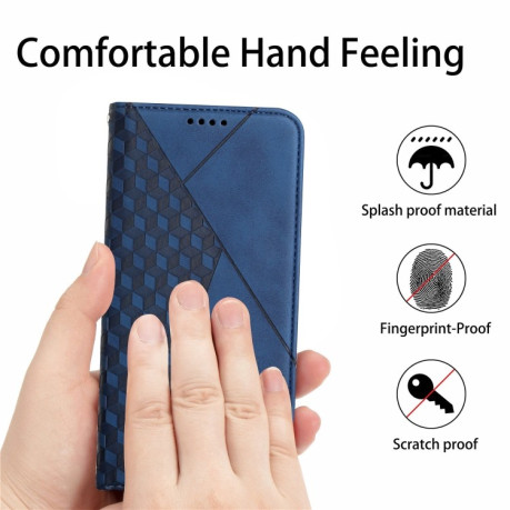 Чехол-книжка Diamond Splicing Skin Feel для Xiaomi 13 Pro - синий