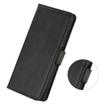 Чехол-книжка Cow Texture для Xiaomi Poco X7 Pro - черный