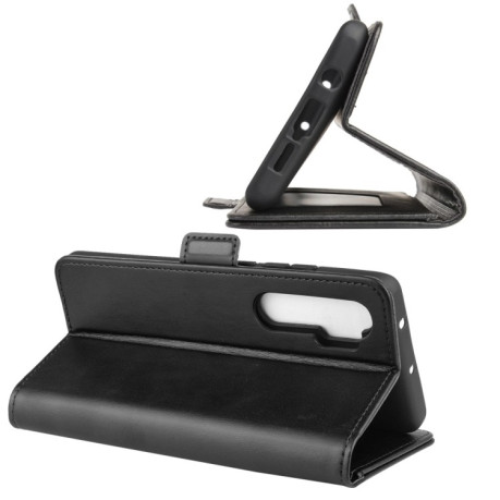 Чохол-книжка Dual-side Magnetic Buckle для Xiaomi Mi Note 10 Lite - чорний