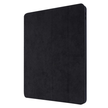 Чехол-книжка Silk Texture Horizontal Deformation Flip на iPad Pro 12.9 (2020) - черный