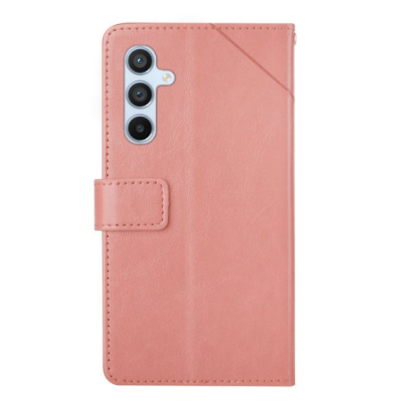 Чехол-книжка Y-shaped Pattern для Samsung Galaxy A55 5G - розовый