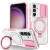 Протиударний чохол Sliding Camshield Magsafe Holder Samsung Galaxy S23 FE 5G - рожевий