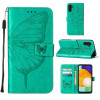 Чохол-книжка Embossed Butterfly для Samsung Galaxy A04s/A13 5G - зелений
