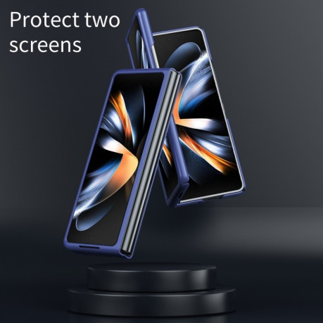Противоударный чехол Skin Feel Frosted для Samsung Galaxy Fold 5 - черный