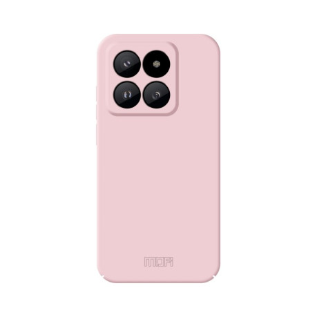 Ультратонкий чехол MOFI Qin Series Skin Feel All-inclusive Silicone Series для Xiaomi 14 Pro - розовый