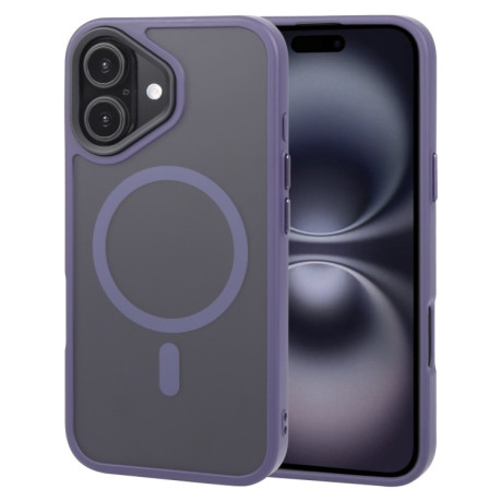 Чехол GEBEI Skin Feel MagSafe Magnetic для iPhone 16 - фиолетовый