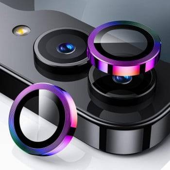 Защитное стекло на камеру ENKAY Aluminium для Samsung Galaxy  Flip 7 - разноцветное