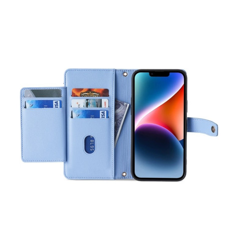 Чохол-книжка Cross-body для OPPO Find X6 Pro 5G - синій
