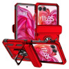 Противоударный чехол Sliding Camshield для Motorola razr 50 - красный