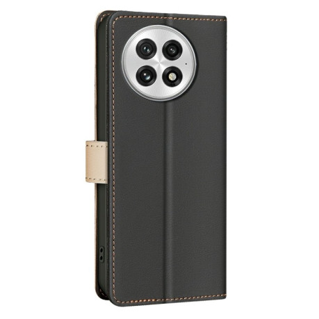 Чохол-книжка Color Matching RFID Anti-theft Leather для OnePlus 13 - чорний
