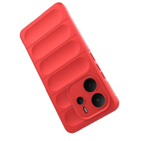 Силіконовий чехол Magic Flannel для Xiaomi Redmi Note 14 4G 164.84mm - синій