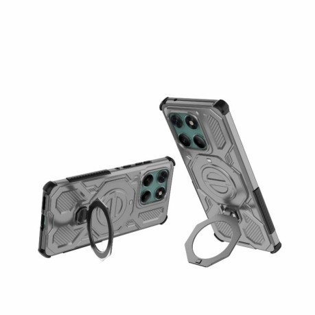 Противоударний чехол J-20 Solid Color MagSafe Magnetic на Motorola Edge 60 Fusion 5G - сірий