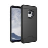 Протиударний чохол Samsung Galaxy S9/G960 Brushed Texture Зі слотом для кредитних карт чорний