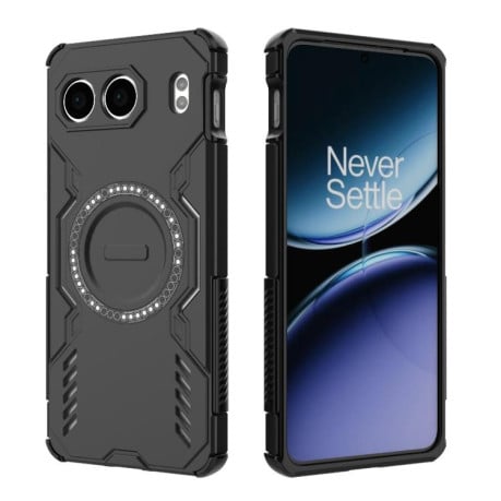 Противоударный чехол Butterfly Armor с MagSafe на OnePlus Nord 4 5G Global - черный