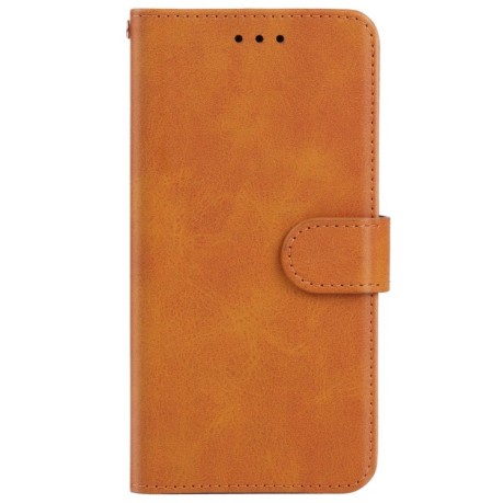 Чохол-книжка EsCase Leather для iPhone 15 Plus - коричневий