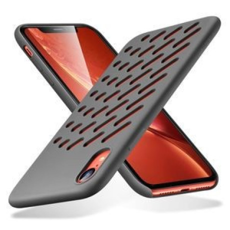 Силиконовый чехол ESR Yippee Crocs Series на iPhone XR-серый