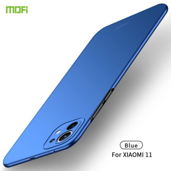 Ультратонкий чехол MOFI Frosted на Xiaomi Mi 11 - синий