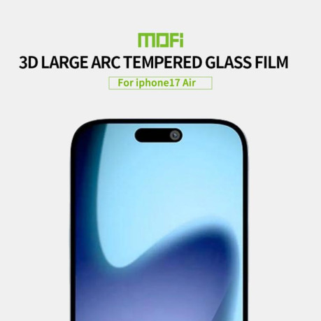 Захисне скло MOFI 9H 3D Full Screen на iPhone Air - чорне