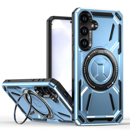 Протиударний чохол Armor II Series MagSafe Magnetic Holder  для Samsung Galaxy S25+ 5G - блакитний