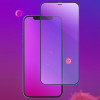 Захисне антибактеріальне скло MOMAX Anti-bacterial Reinforced на iPhone 12 Mini - чорне